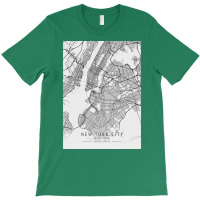 New York City United States City Map T-shirt | Artistshot