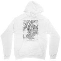 New York City United States City Map Unisex Hoodie | Artistshot