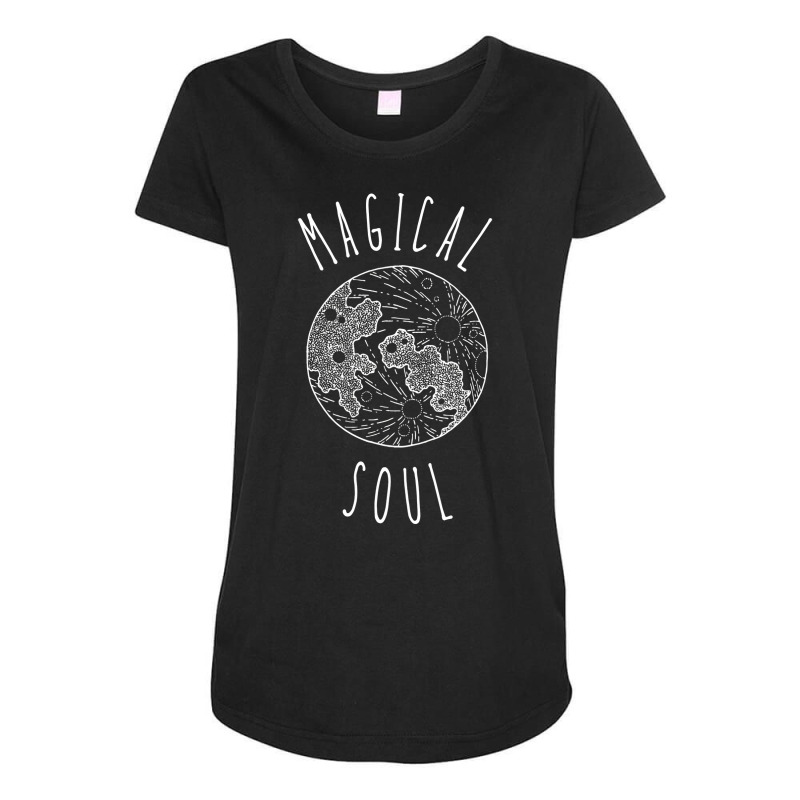 Magical Soul Good Vibes  Hope Love Faith Depressio Maternity Scoop Neck T-shirt by kaileypartert | Artistshot