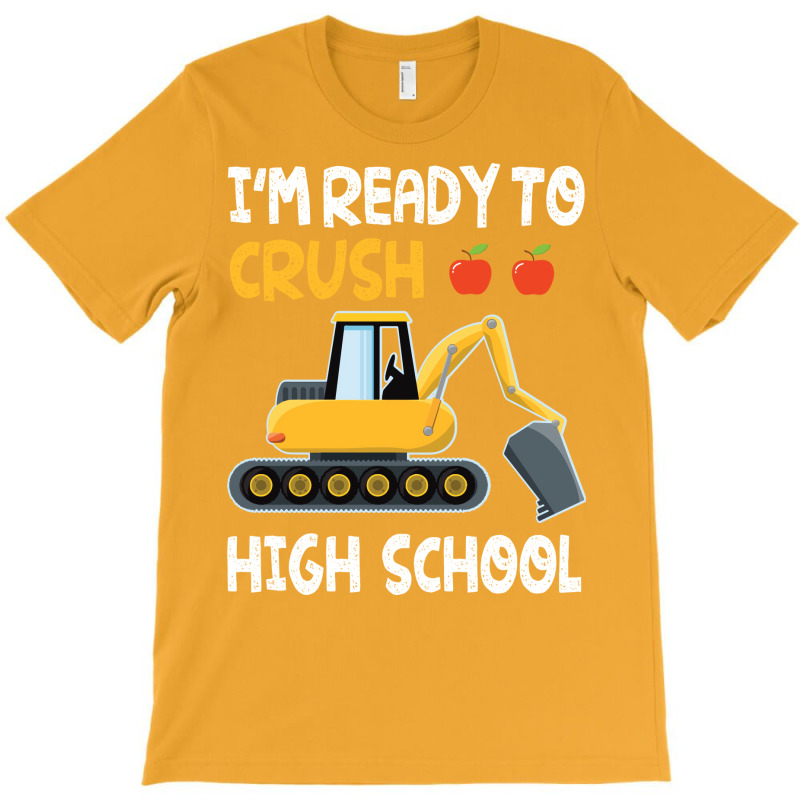 Im Ready To Crush High School Trucker Student Back T-Shirt by strosesimonsf | Artistshot