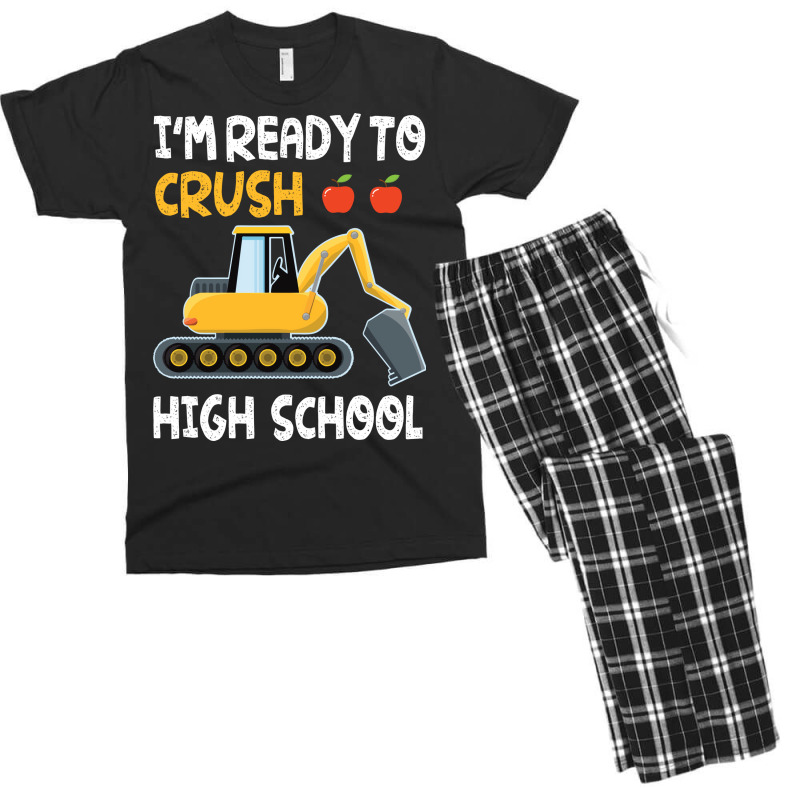 Im Ready To Crush High School Trucker Student Back Men's T-shirt Pajama Set by strosesimonsf | Artistshot