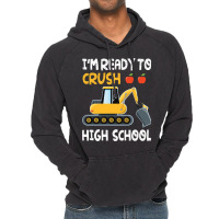 Im Ready To Crush High School Trucker Student Back Vintage Hoodie | Artistshot