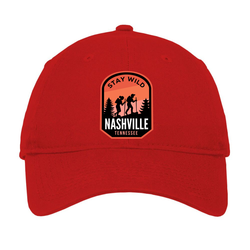 Nashville Tennessee Hiking In Nature Vintage Adjustable Cap by nostsolich8 | Artistshot