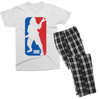 Red And Blue Illustration Men's T-shirt Pajama Set | Artistshot