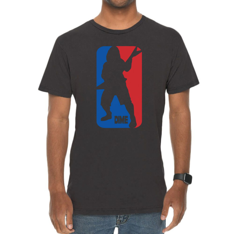 Red And Blue Illustration Vintage T-shirt | Artistshot