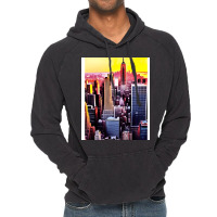 New York Skyline In Vintage Aesthetic Style Vintage Hoodie | Artistshot