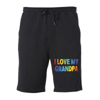 Pride Month Gift I Love My Grandpa Tumblr Fleece Short | Artistshot