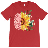 Mental Health With Cross Sunflower Jesus Christian T-shirt | Artistshot