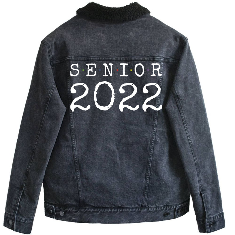 Senior 2022 Cute Unisex Sherpa-Lined Denim Jacket by strosesimonsf | Artistshot