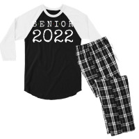 Senior 2022 Cute Men's 3/4 Sleeve Pajama Set | Artistshot