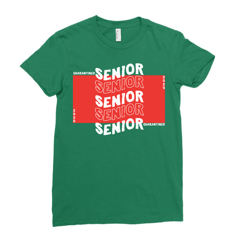 Senior  Class Of 2020 Seniors Quarantine Pandemic Ladies Fitted T-shirt | Artistshot