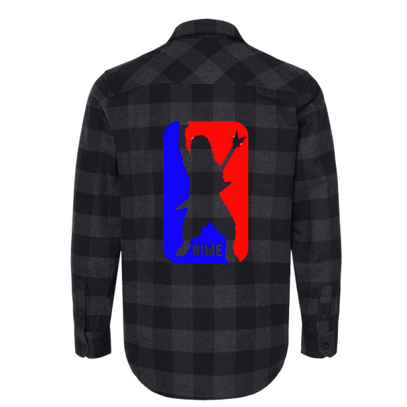 Blue And Red Illustration Flannel Shirt | Artistshot