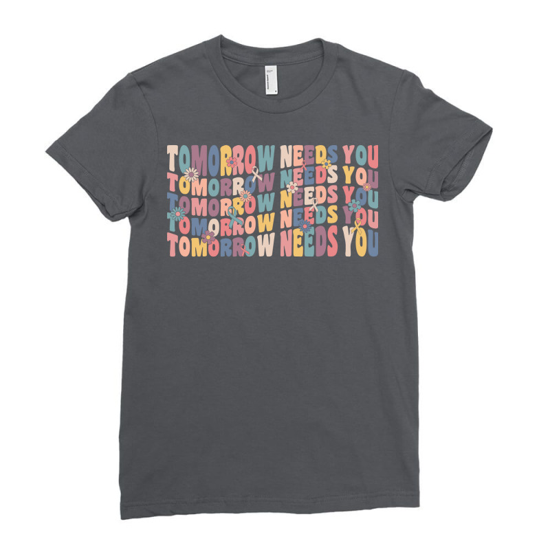 Tomorrow Needs You Retro Ladies Fitted T-Shirt by lilamogliaf | Artistshot