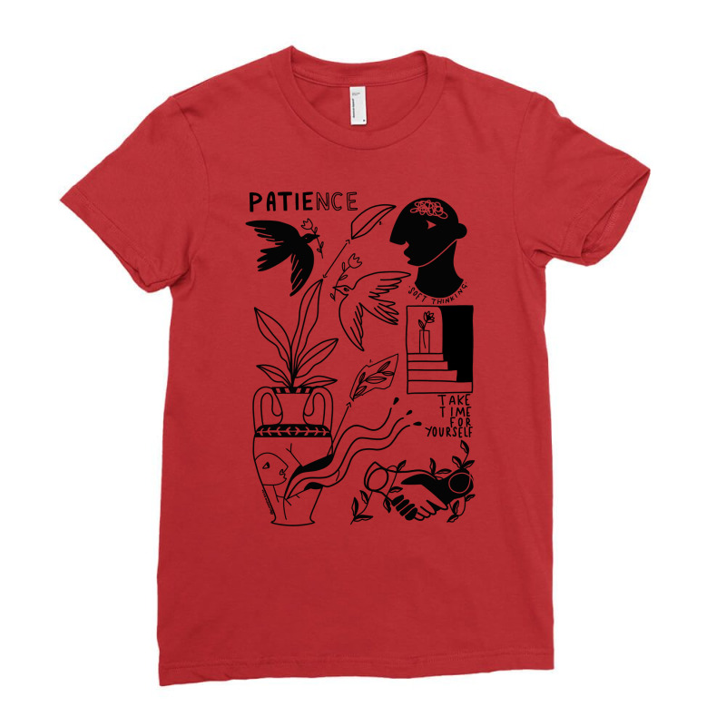 Patience Nostalgia Ladies Fitted T-Shirt by andriscicalau | Artistshot