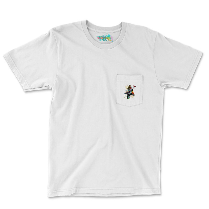 Art Guitarist Pocket T-shirt | Artistshot