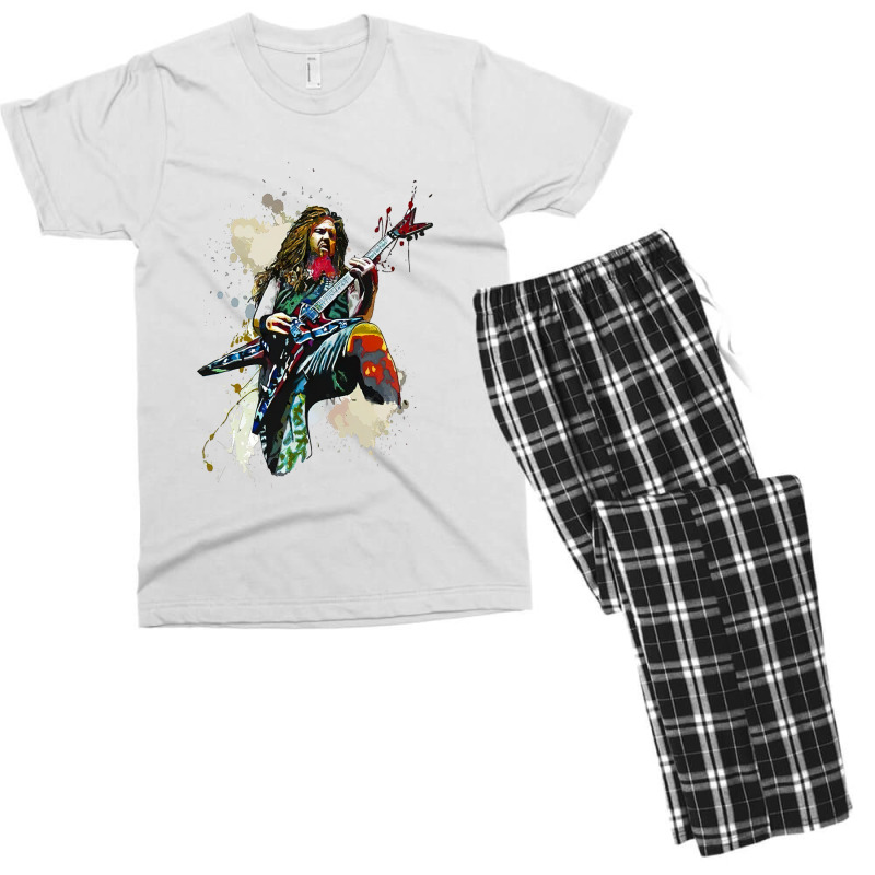 Art Guitarist Men's T-shirt Pajama Set | Artistshot