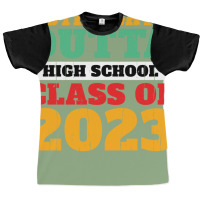 Straight Outta High School Class Of 2023 70s Graphic T-shirt | Artistshot