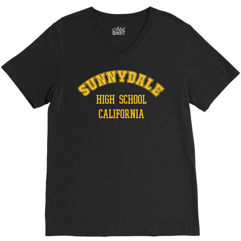 Sunnydale High School Hipster V-Neck Tee by strosesimonsf | Artistshot