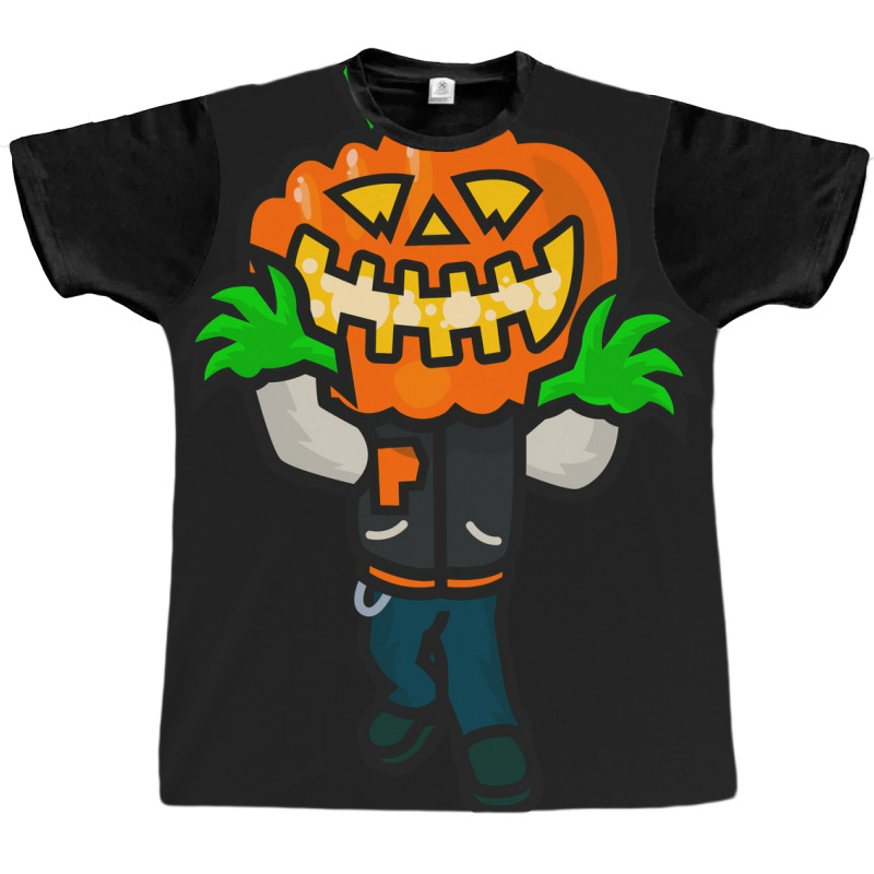 Varsity Pumpkin Creepin Cute Graphic T-shirt by strosesimonsf | Artistshot