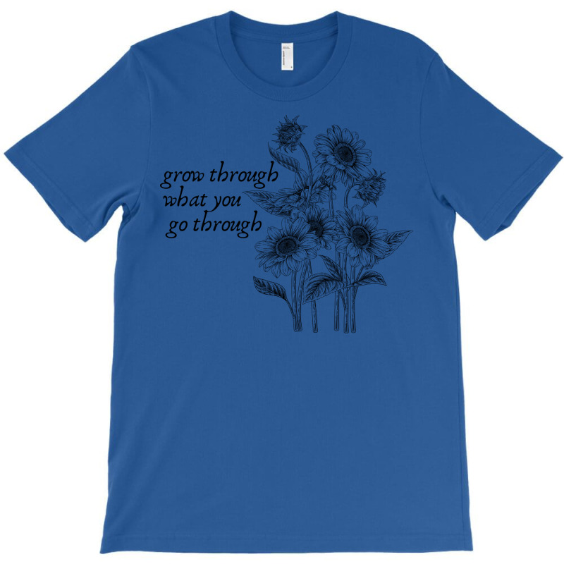 Grow Through What You Go Through Mental Health Aes T-shirt | Artistshot