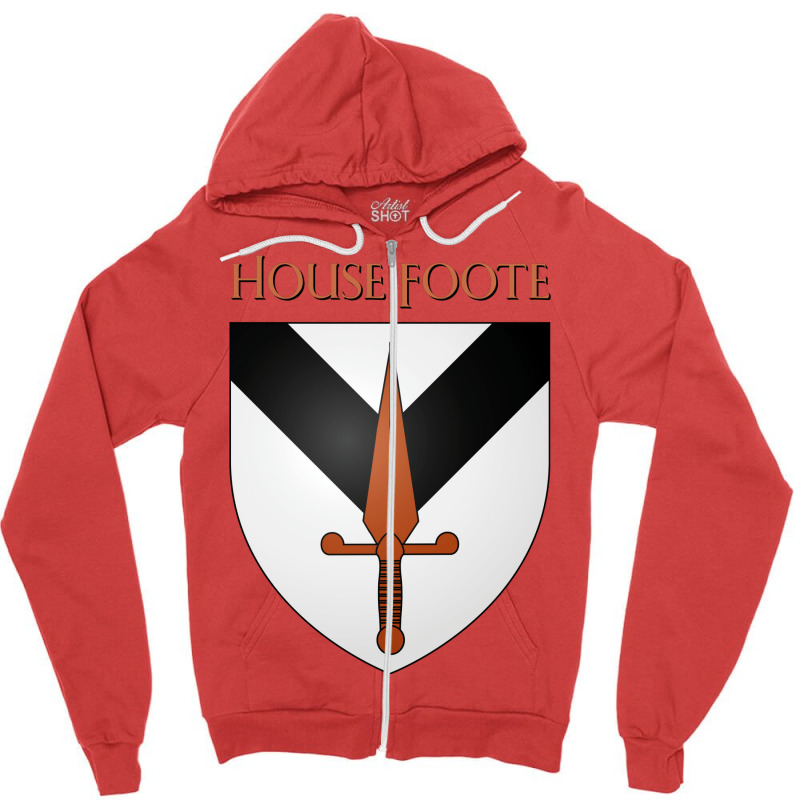 House Foote Coat Of Arms Heraldry Sigil   A Song O Zipper Hoodie | Artistshot