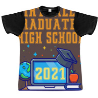 Virtually Graduated High School In 2021 Nostalgia Graphic T-shirt | Artistshot