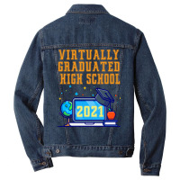 Virtually Graduated High School In 2021 Nostalgia Men Denim Jacket | Artistshot