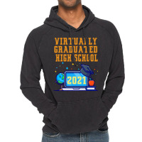 Virtually Graduated High School In 2021 Nostalgia Vintage Hoodie | Artistshot