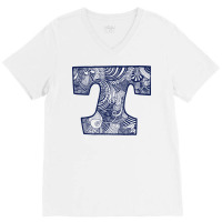 Webster Thomas High School Illustrated T Summer V-neck Tee | Artistshot