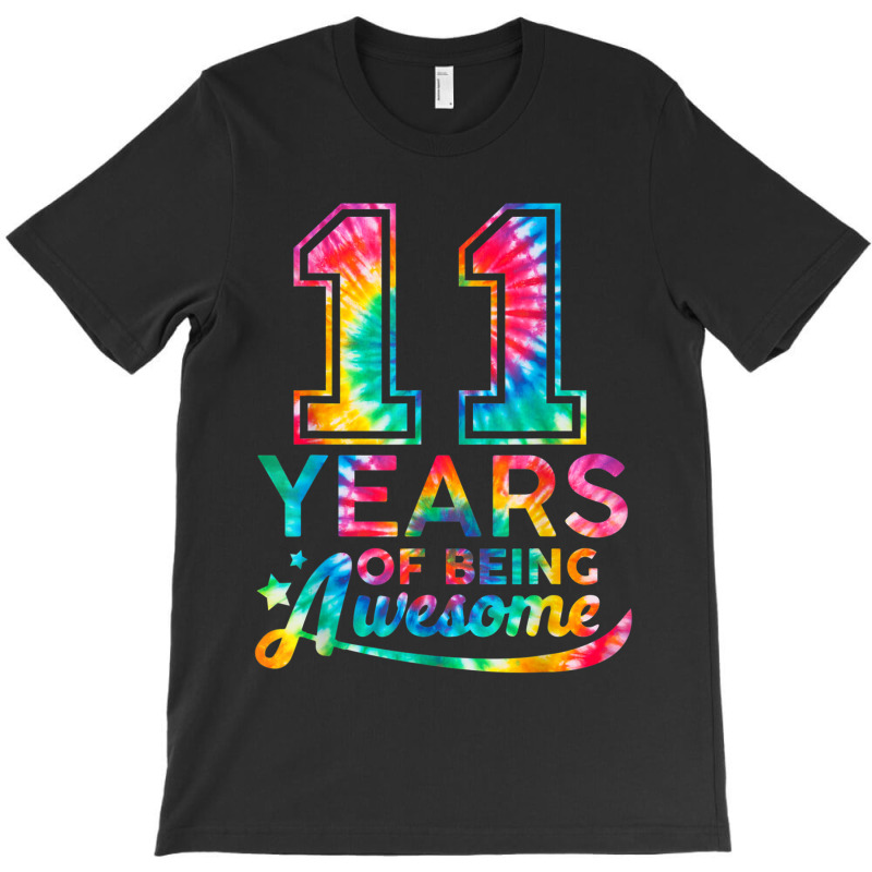 11 Year Of Being Awesome 11 Years Old 11th Birthda T-shirt | Artistshot