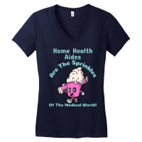 Home Health Aide Vintage Retro Funny Art Gift Idea Women's V-neck T-shirt | Artistshot