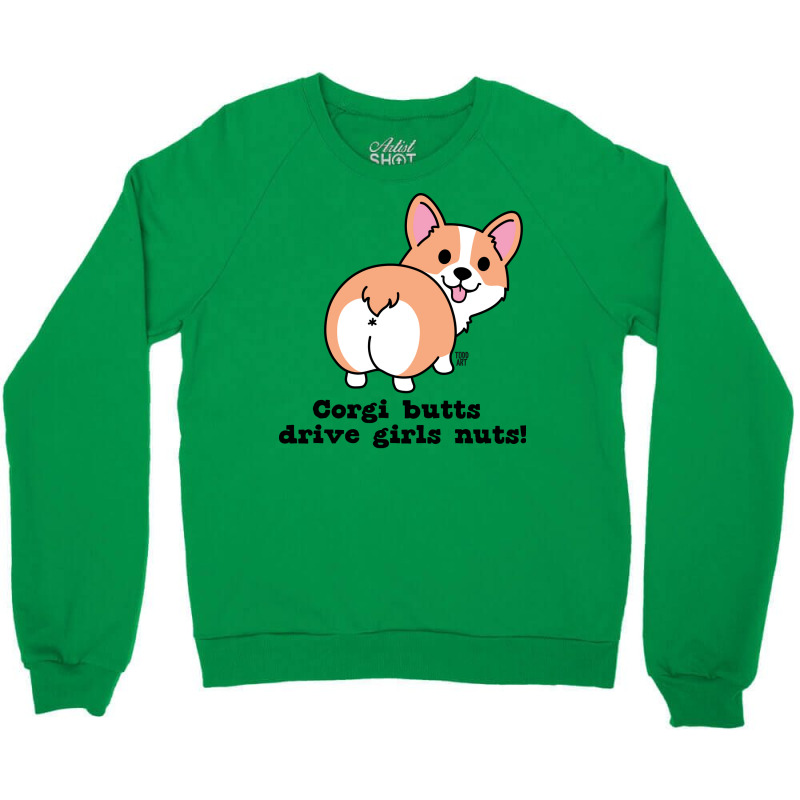 Corgi Butts Aesthetic Crewneck Sweatshirt | Artistshot