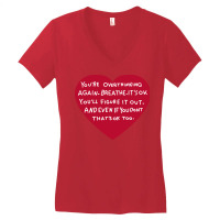 Mental Health Awareness Trending Humor Women's V-neck T-shirt | Artistshot