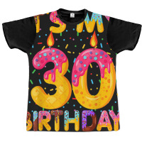 It's My 30th Birthday Sweet Donut 30 Years Old Fun Graphic T-shirt | Artistshot