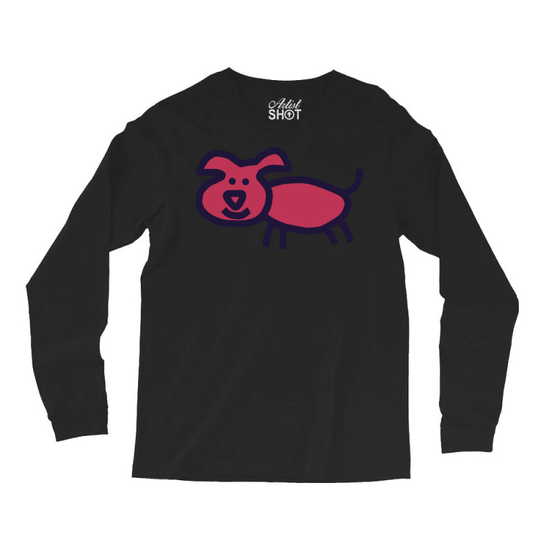 Cute Dog Viva Magenta Color Of The Year 2023 Quote Long Sleeve Shirts | Artistshot