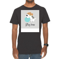 Play Time Dog Vintage Vintage T-shirt | Artistshot