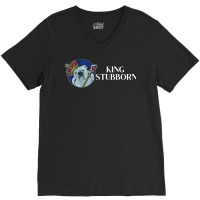 King Stubborn Bulldog Cute V-neck Tee | Artistshot