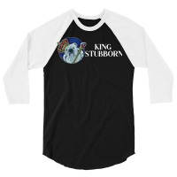 King Stubborn Bulldog Cute 3/4 Sleeve Shirt | Artistshot