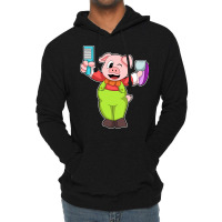 Pig With Comb Razor Love Lightweight Hoodie | Artistshot