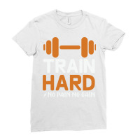 Train Hard No Pain No Gain Tumblr Ladies Fitted T-shirt | Artistshot