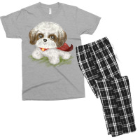 Super Shih Tzu Tumblr Men's T-shirt Pajama Set | Artistshot