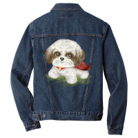 Super Shih Tzu Tumblr Men Denim Jacket | Artistshot