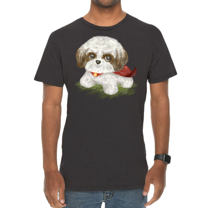 Super Shih Tzu Tumblr Vintage T-shirt | Artistshot