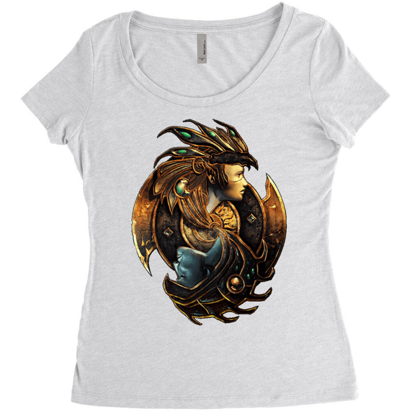 Baldur's Gate Throne Of Bhaal Mythology Women's Triblend Scoop T-shirt by matheepakheid | Artistshot