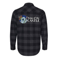 King Of The Castle Bulldog Flannel Shirt | Artistshot