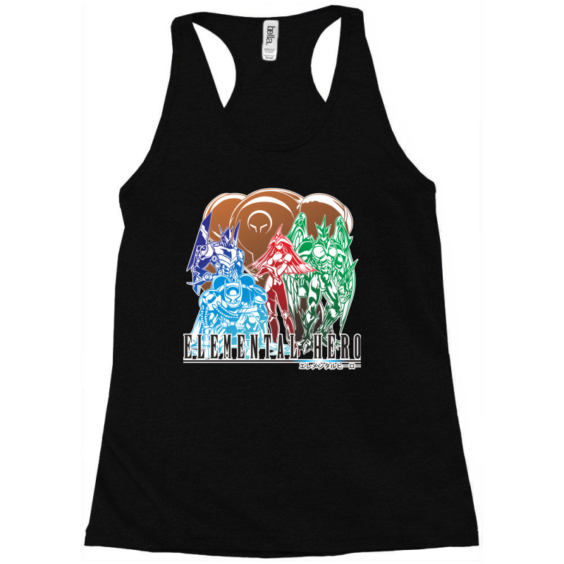 Elemental Hero In Final Fantasy Style Racerback Tank by ChristineMarieAmundsen | Artistshot