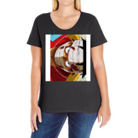 Luffy Angry Wano Ladies Curvy T-shirt | Artistshot