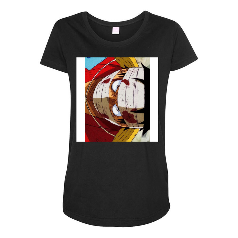 Luffy Angry Wano Maternity Scoop Neck T-shirt by wojtakkeinav | Artistshot