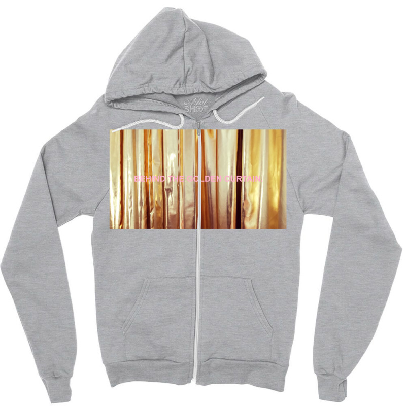 Behind The Curtain Zipper Hoodie | Artistshot