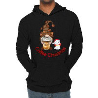 Christmas Coffee And Cat Lover Santa Clause Christ Lightweight Hoodie | Artistshot